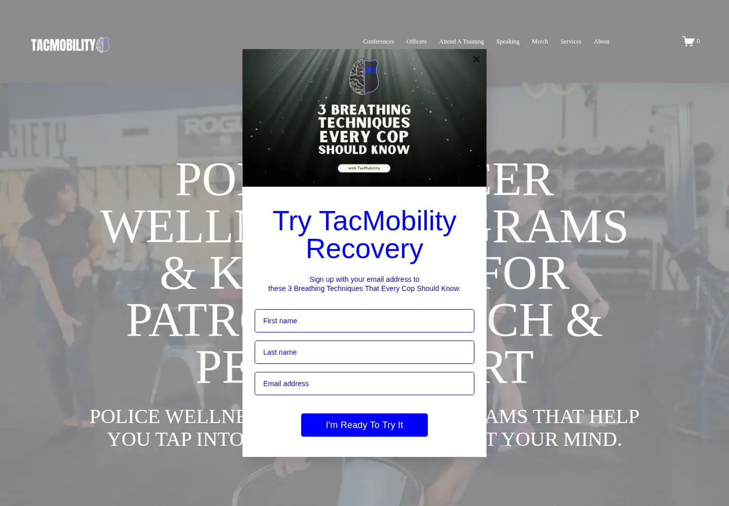 Screenshot of tacmobility.org