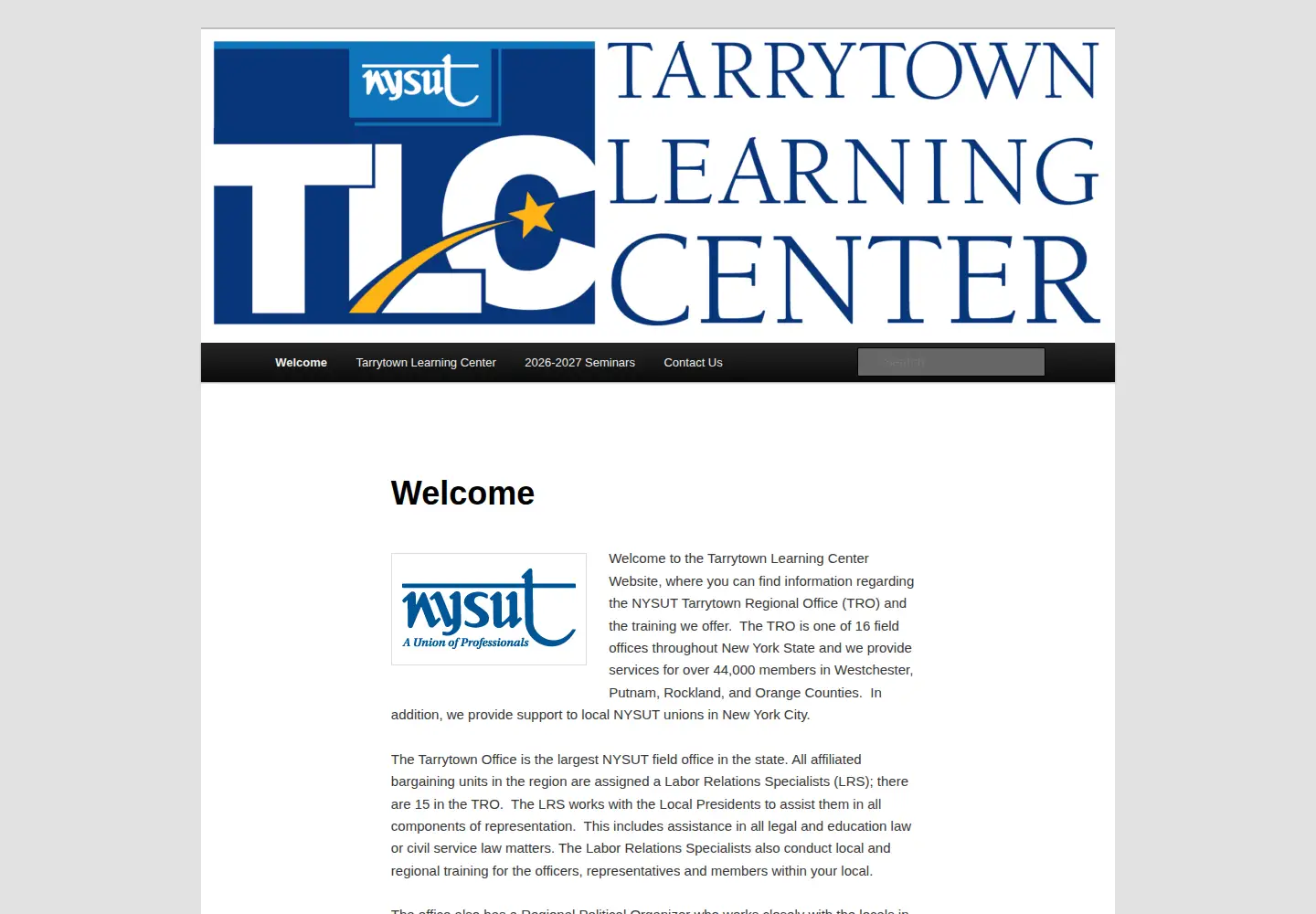 Screenshot of tarrytownlearningcenter.org