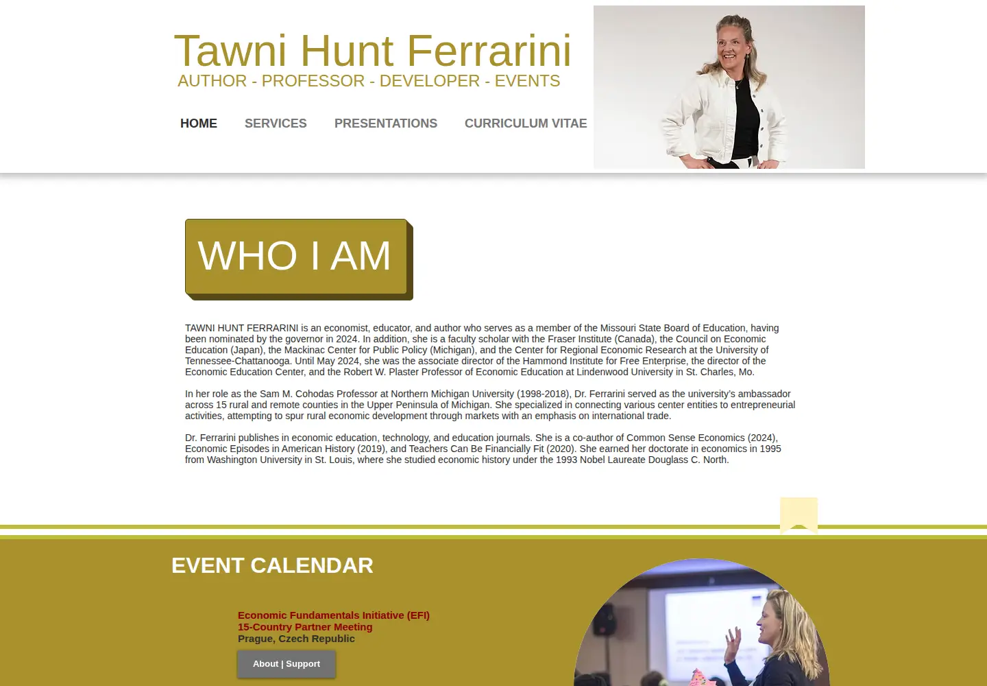 Screenshot of tawni.org