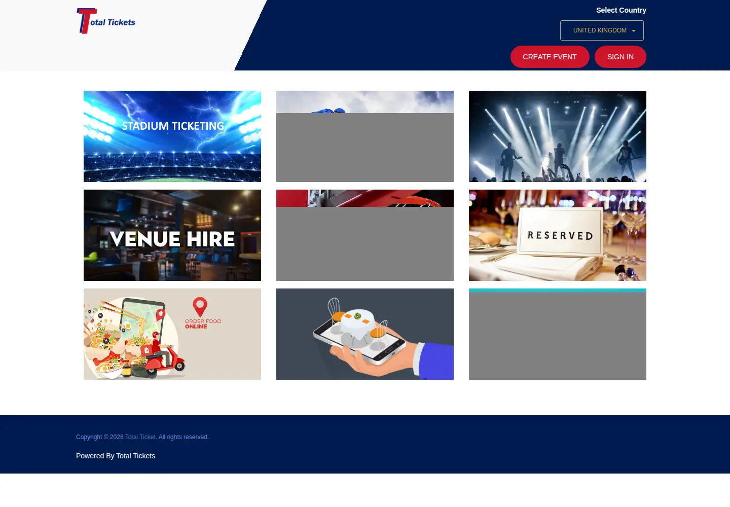 Screenshot of totaltickets.org