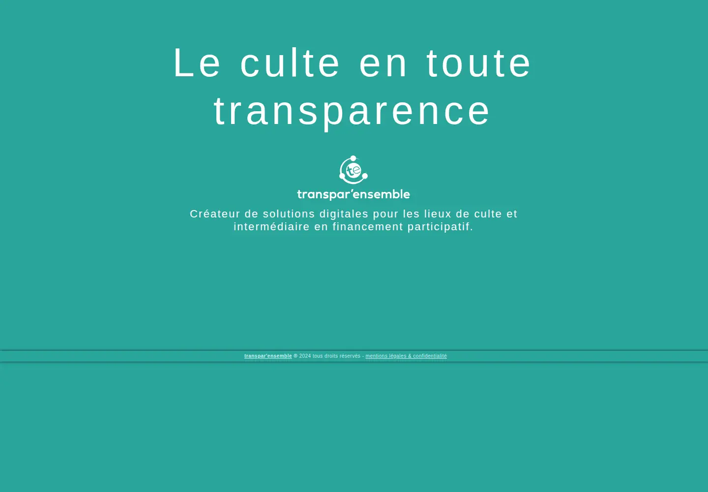 Screenshot of transparensemble.org
