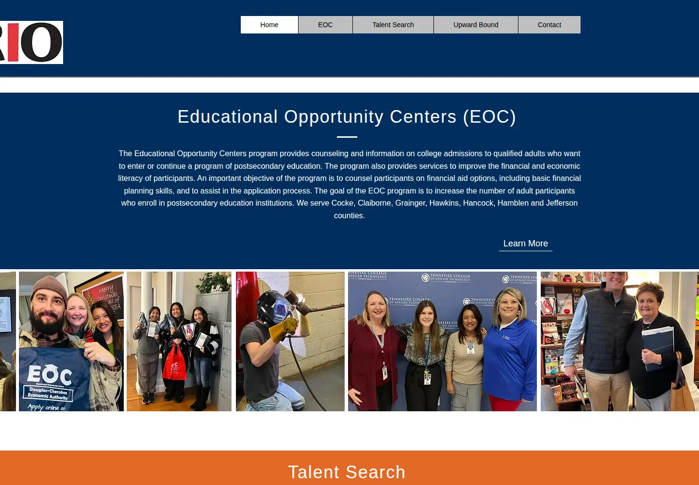Screenshot of trio-dcea.org