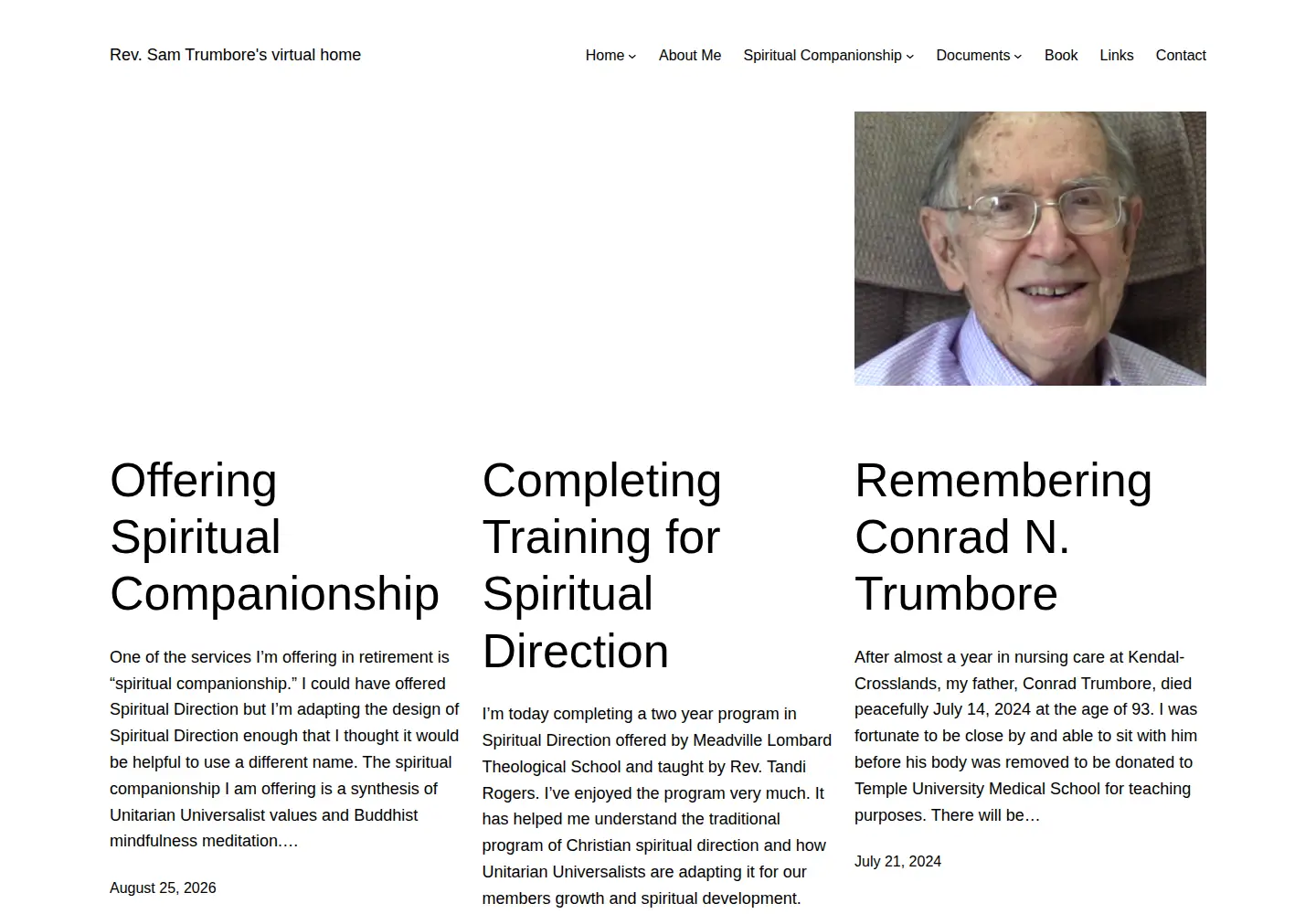 Screenshot of trumbore.org