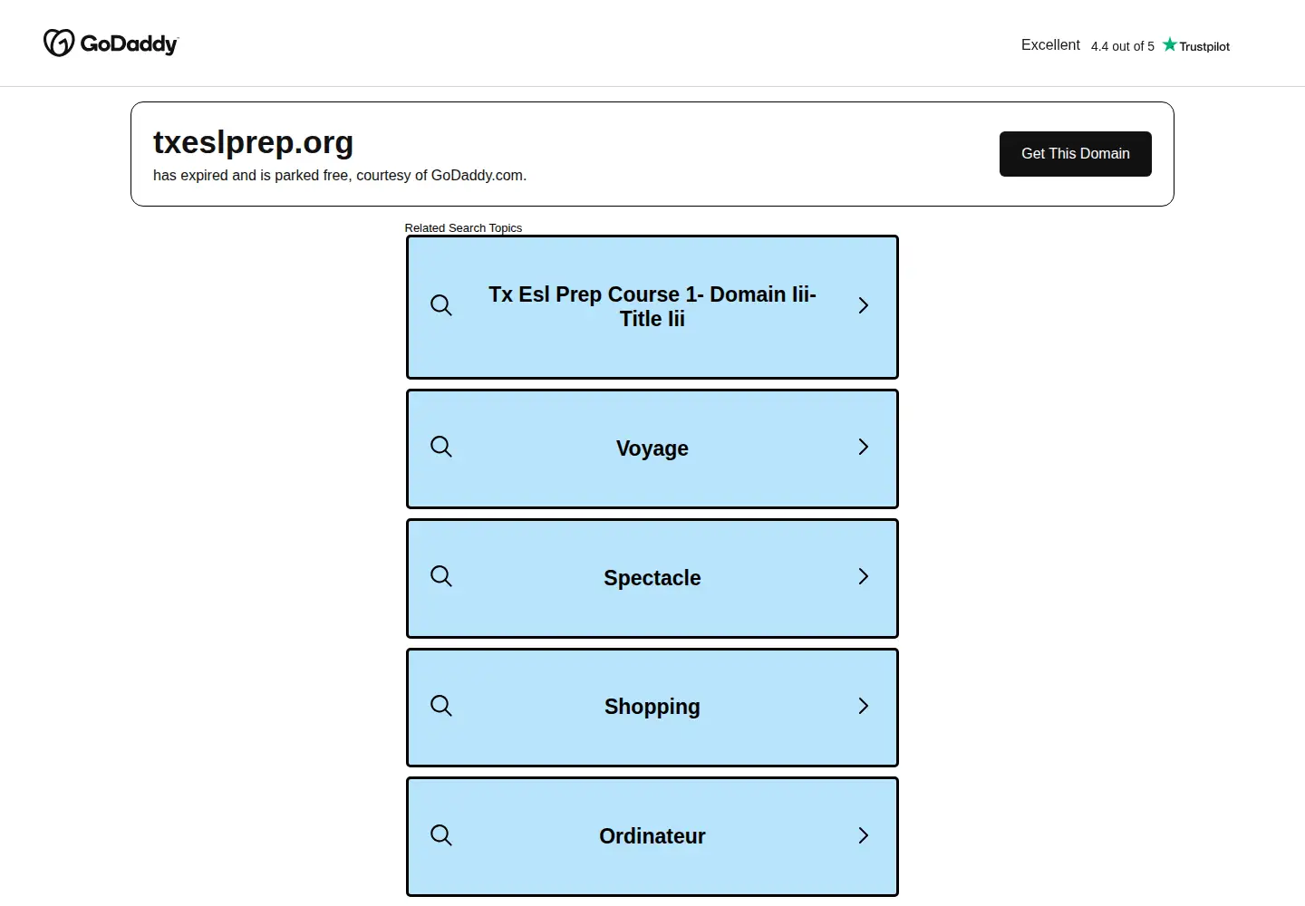Screenshot of txeslprep.org