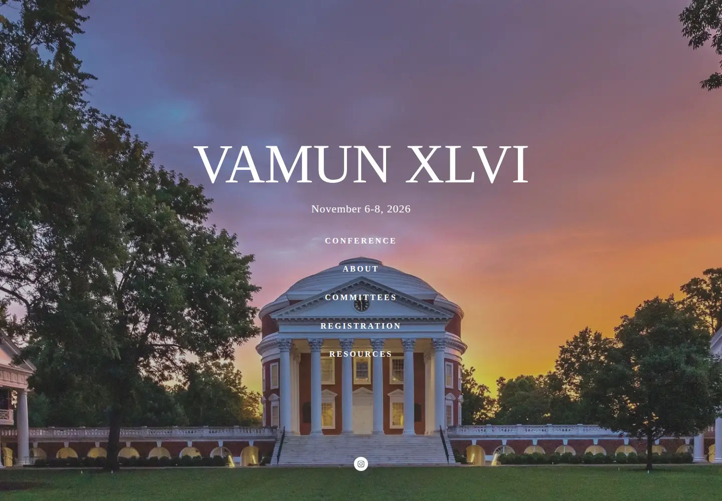 Screenshot of vamun.org