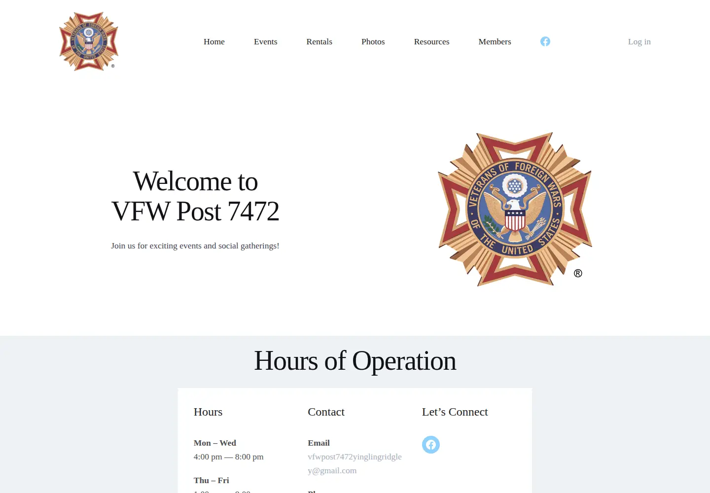 Screenshot of vfw7472.org