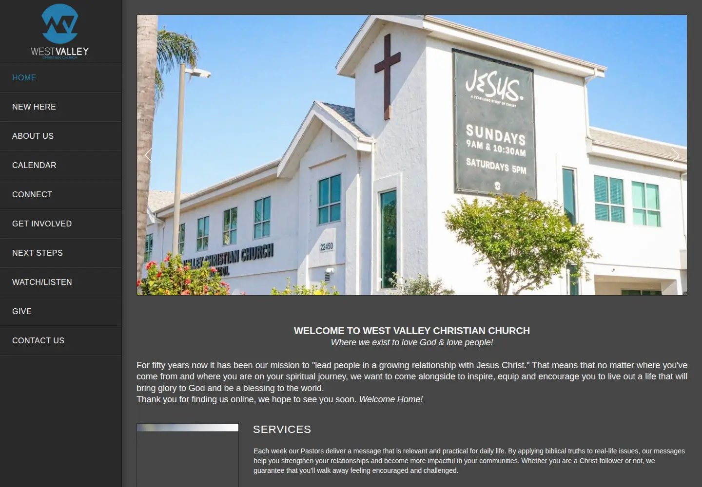 Screenshot of wvcch.org