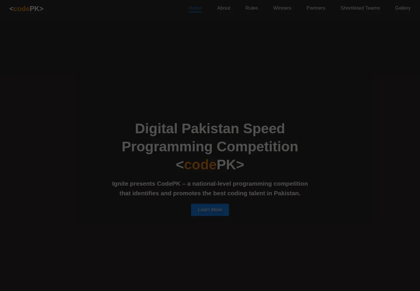 Screenshot of ignitecode.org.pk