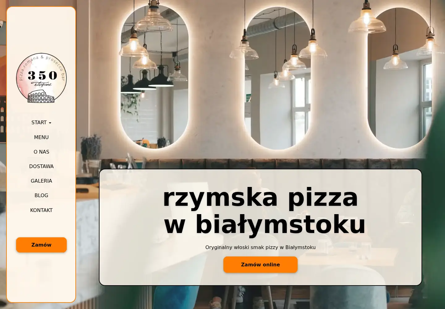 Captured homepage of 350stopni.pl in the current scan