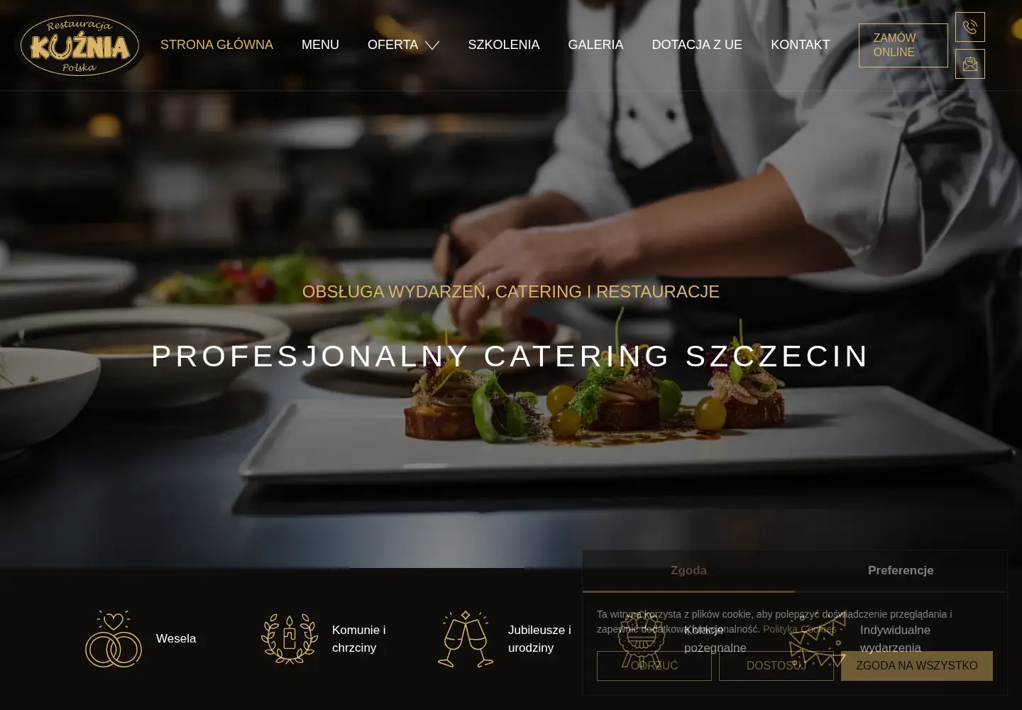 Screenshot of kuznia.szczecin.pl