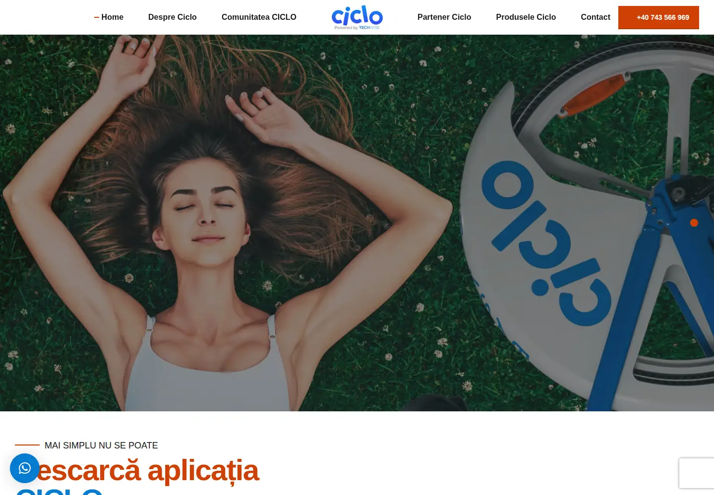 Screenshot of ciclo.ro