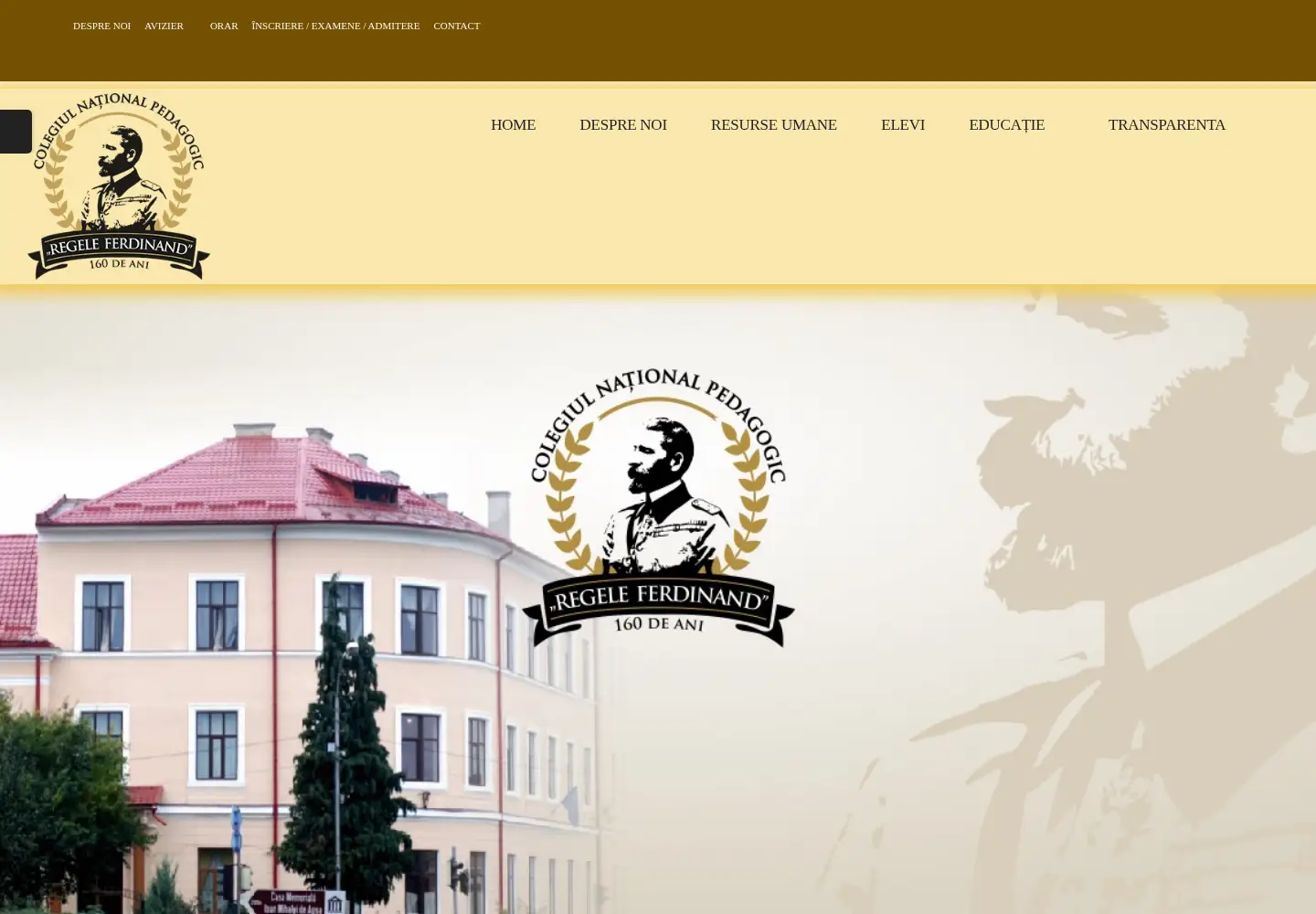 Captured homepage of lrferdinand.ro in the current scan