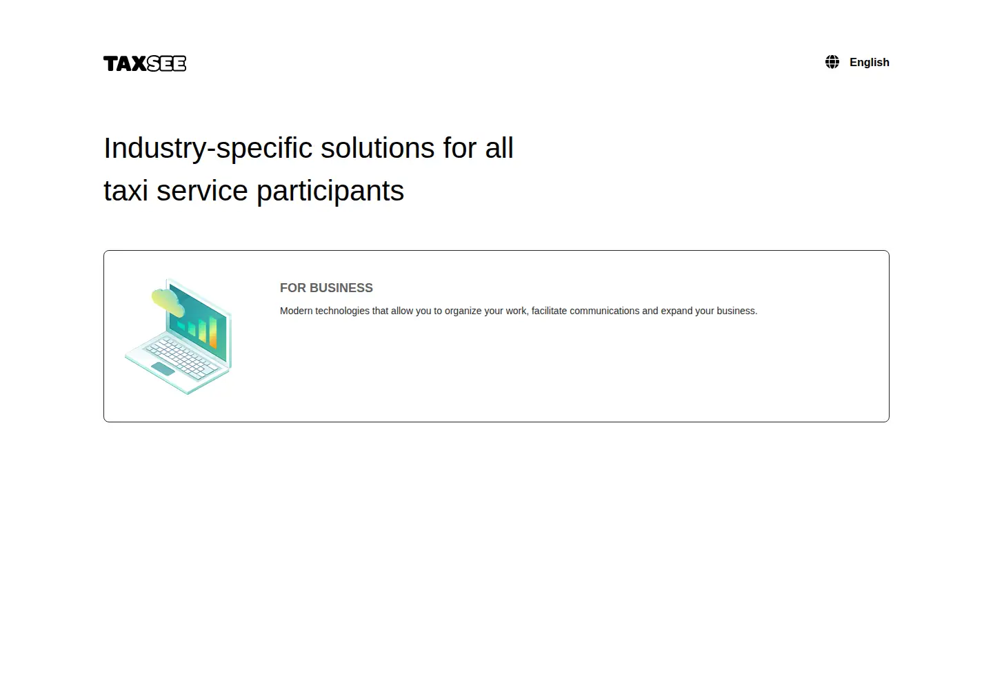 Captured homepage of taxsee.ru in the current scan