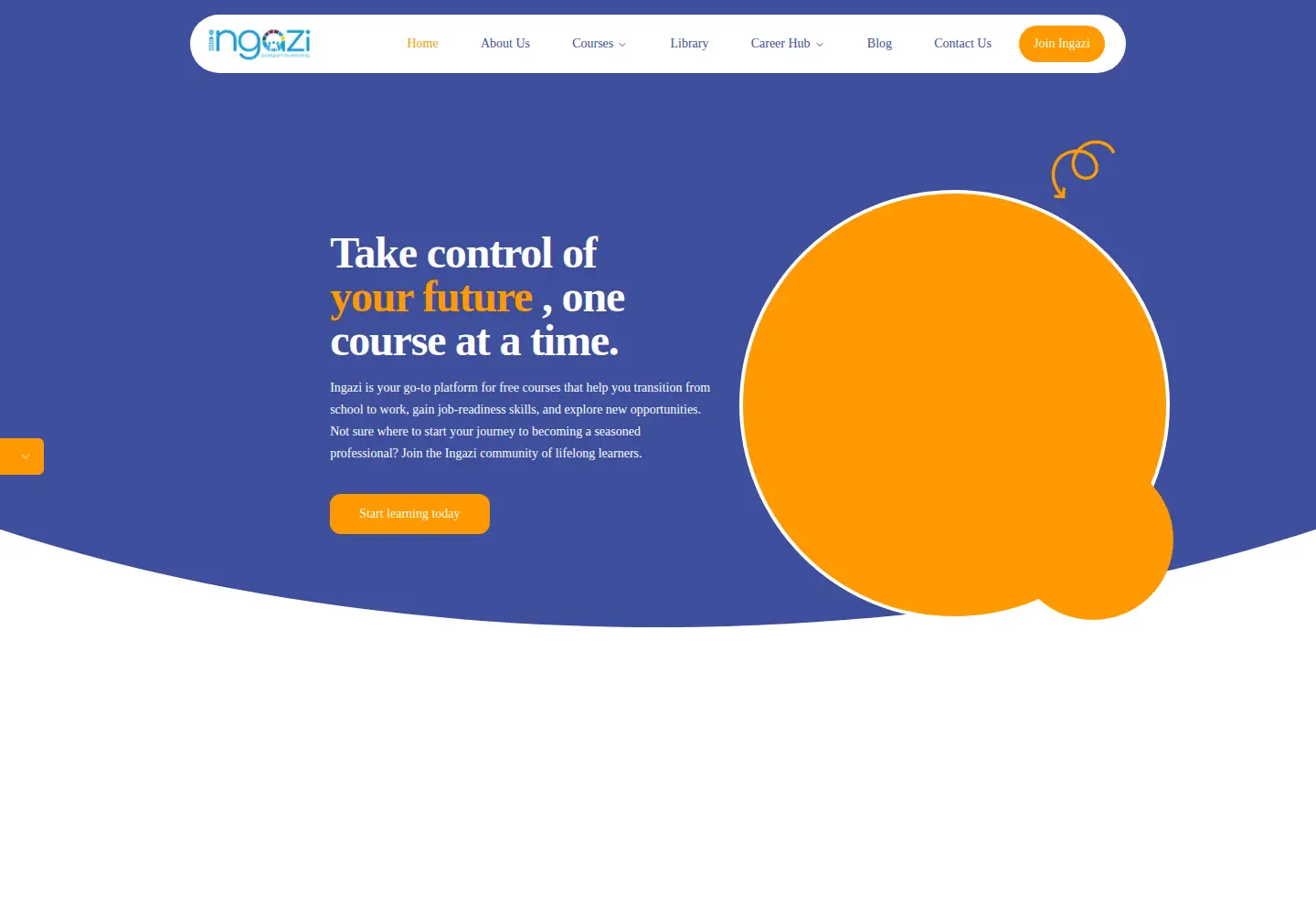 Screenshot of ingazi.rw