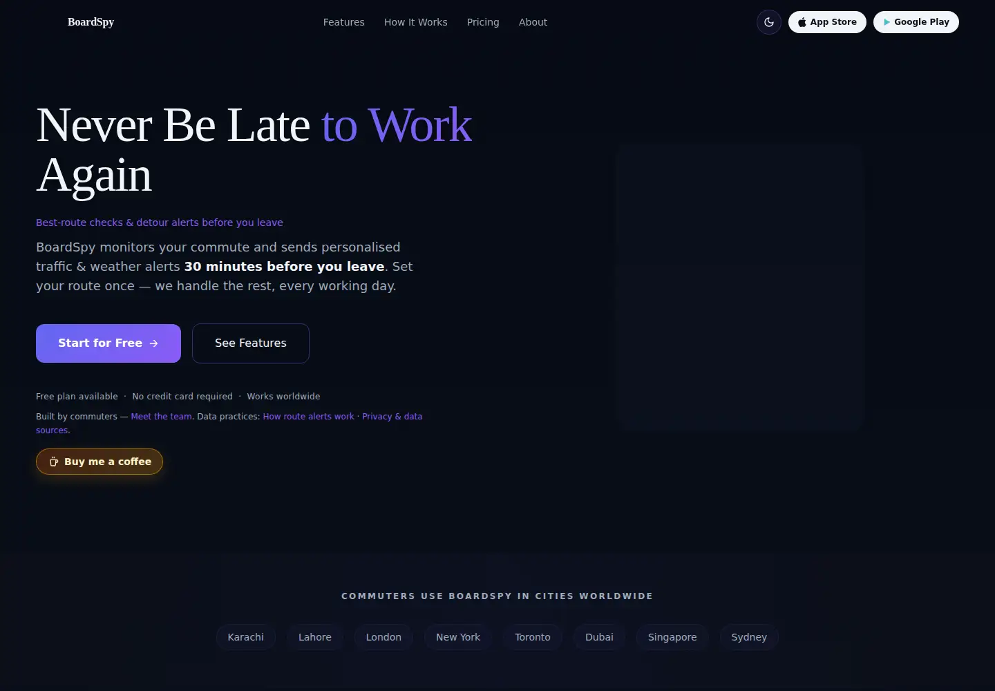 Captured homepage of boardspy.site in the current scan