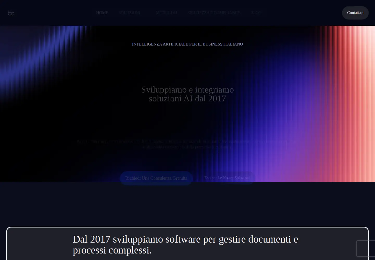 Screenshot of ibc.srl