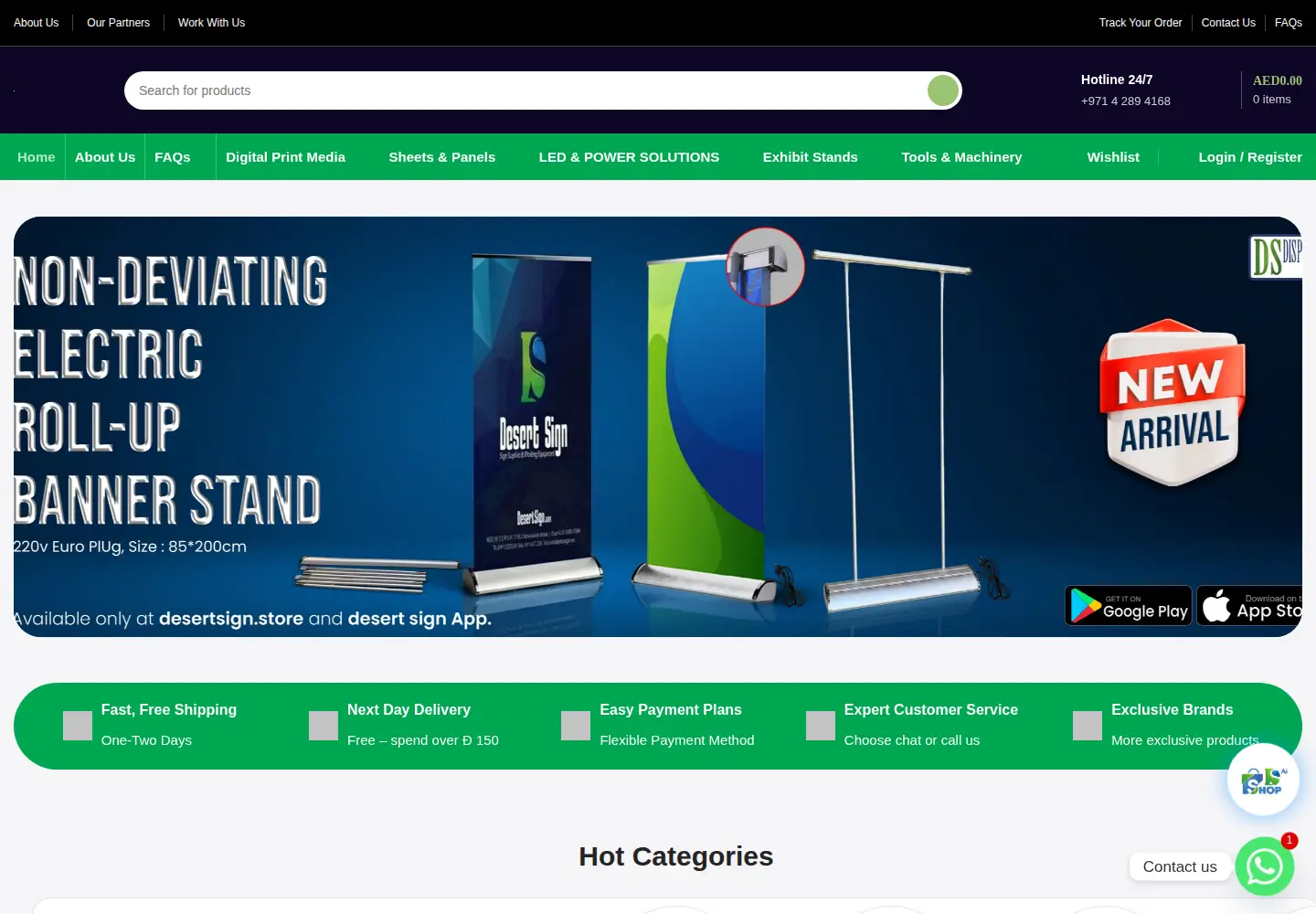 Screenshot of desertsign.store