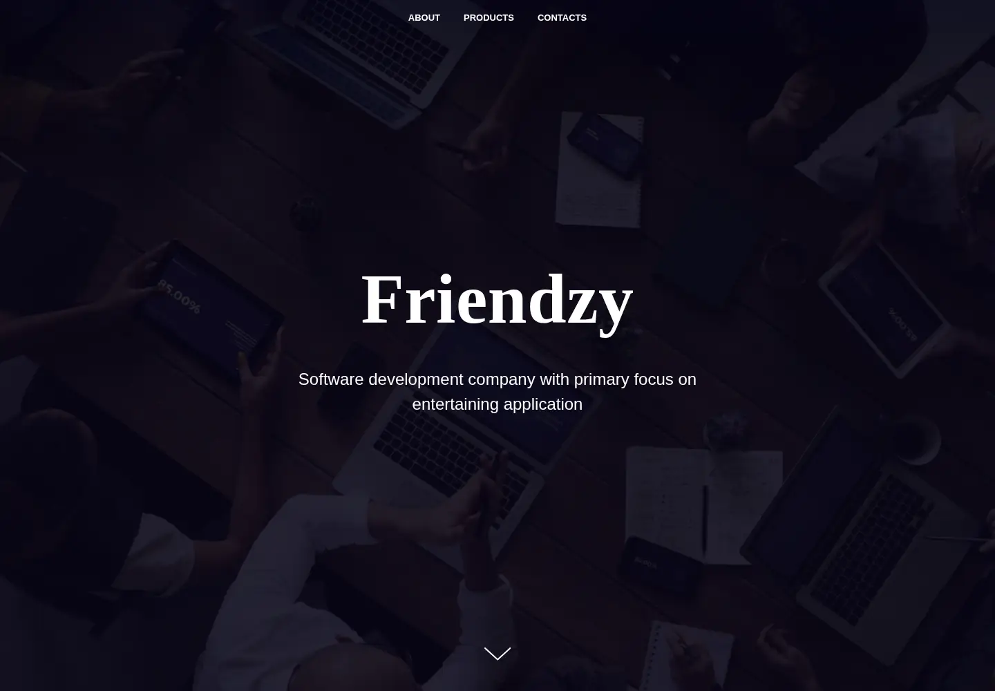 Screenshot of friendzy.tech