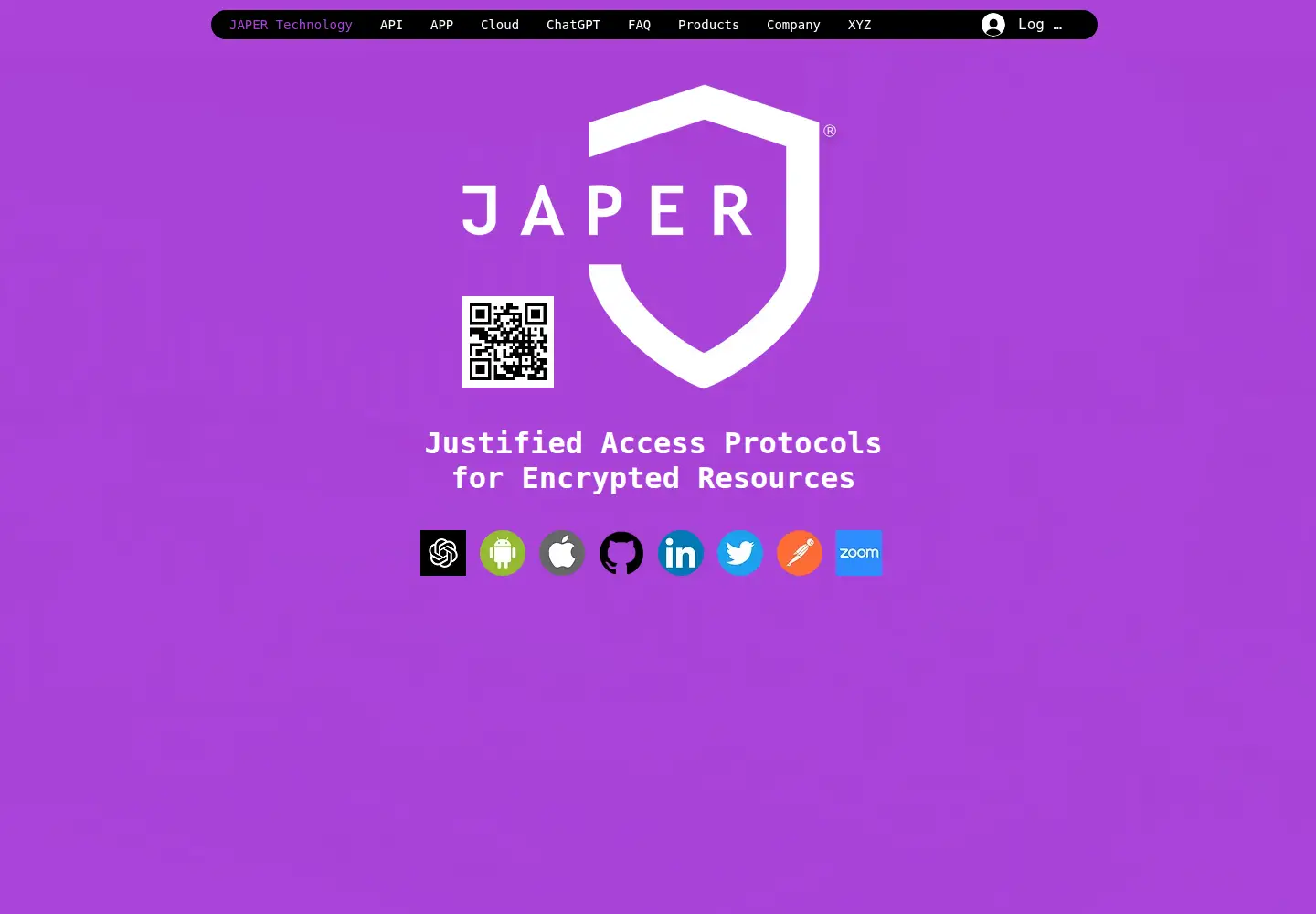 Screenshot of japer.technology