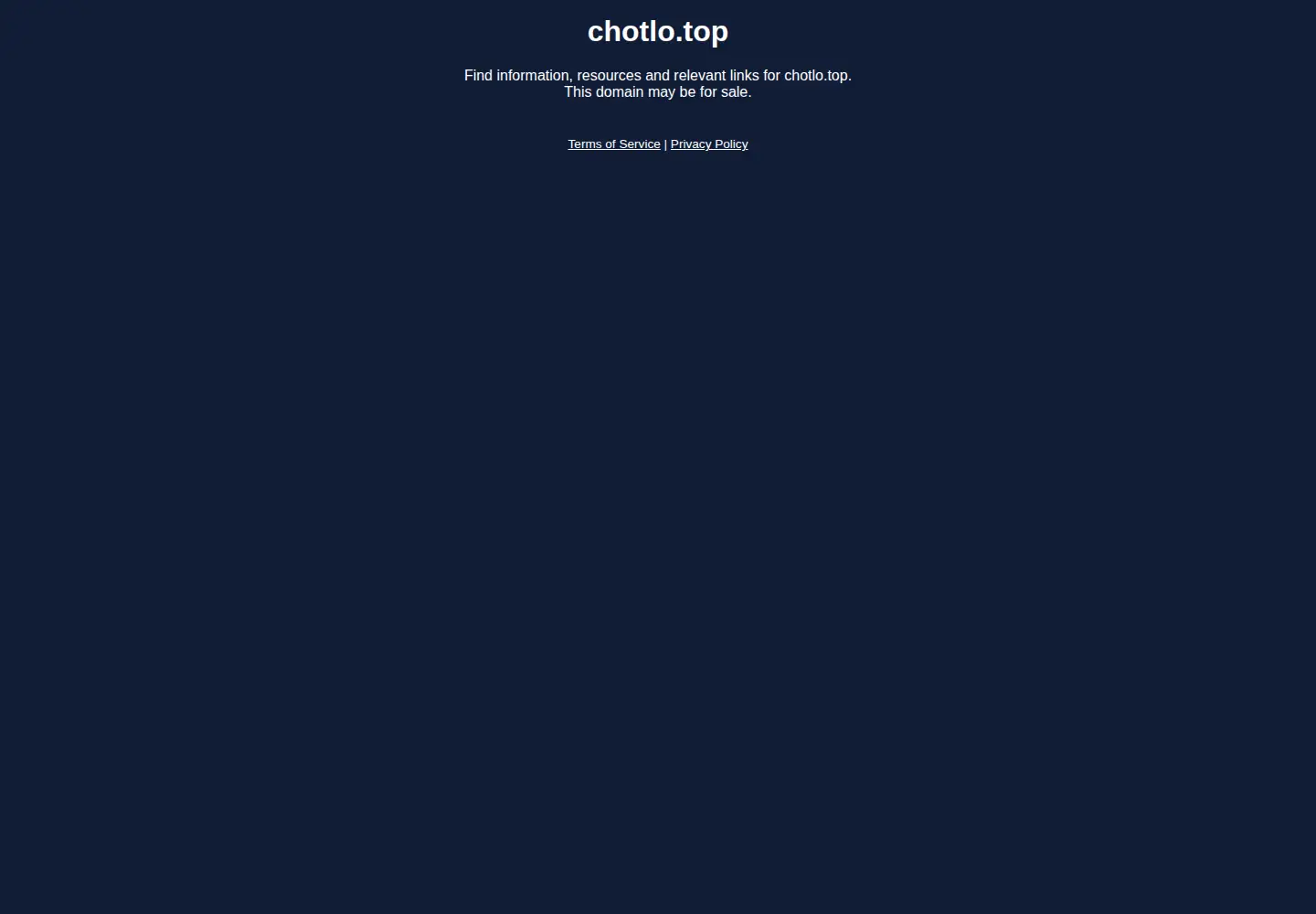 Screenshot of chotlo.top