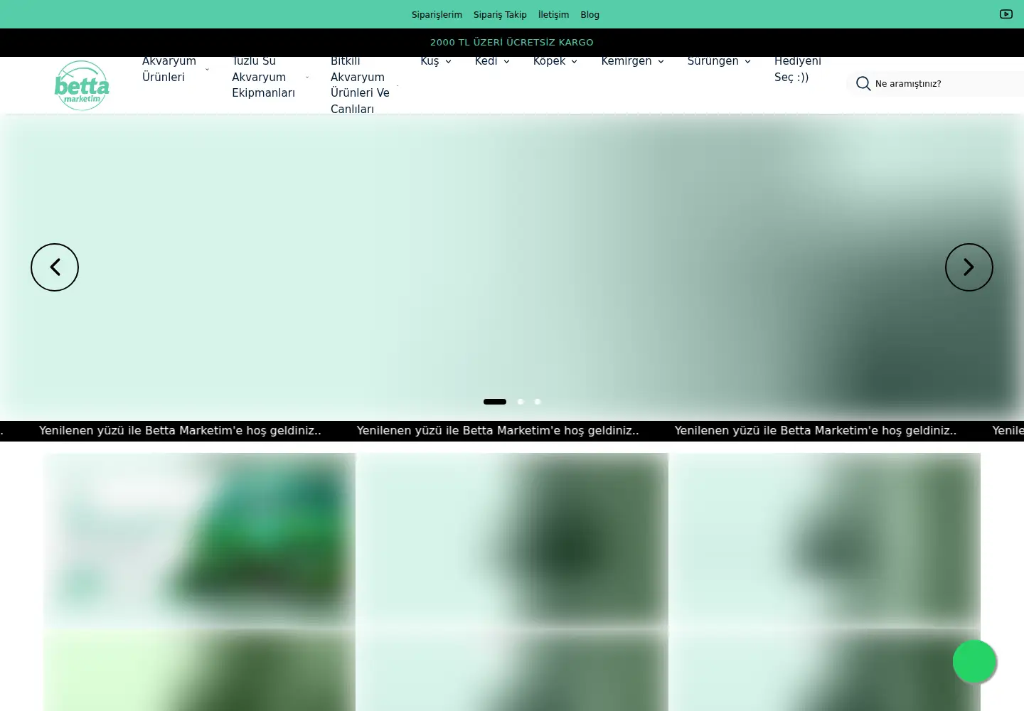 Captured homepage of bettamarketim.com.tr in the current scan