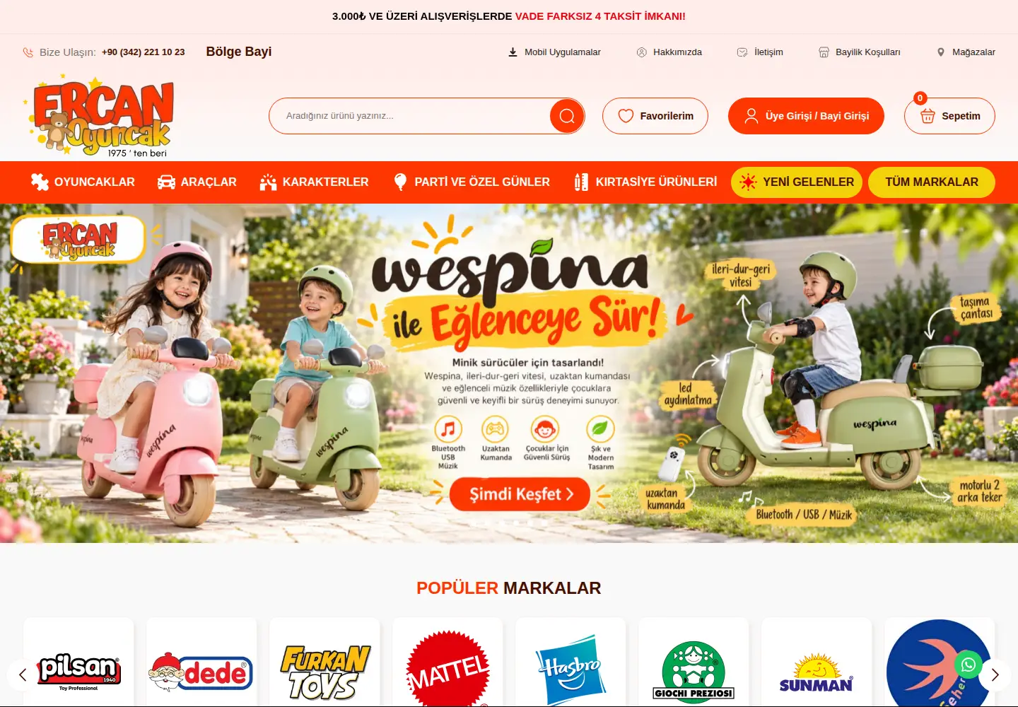 Screenshot of ercanoyuncak.com.tr