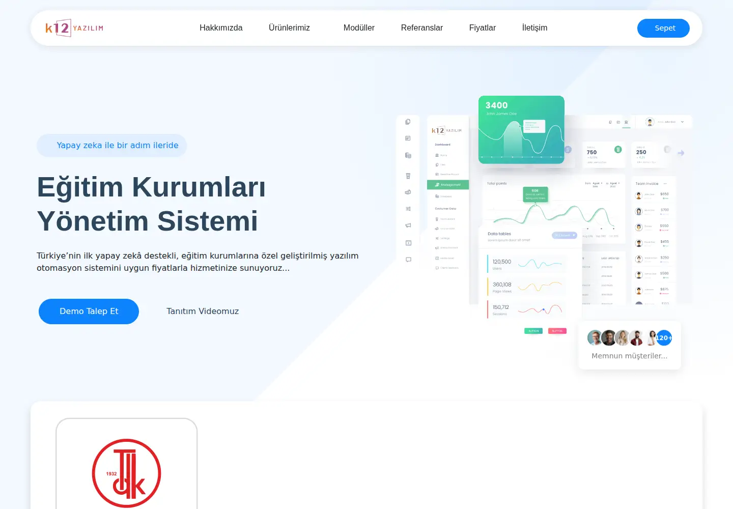 Screenshot of k12.net.tr