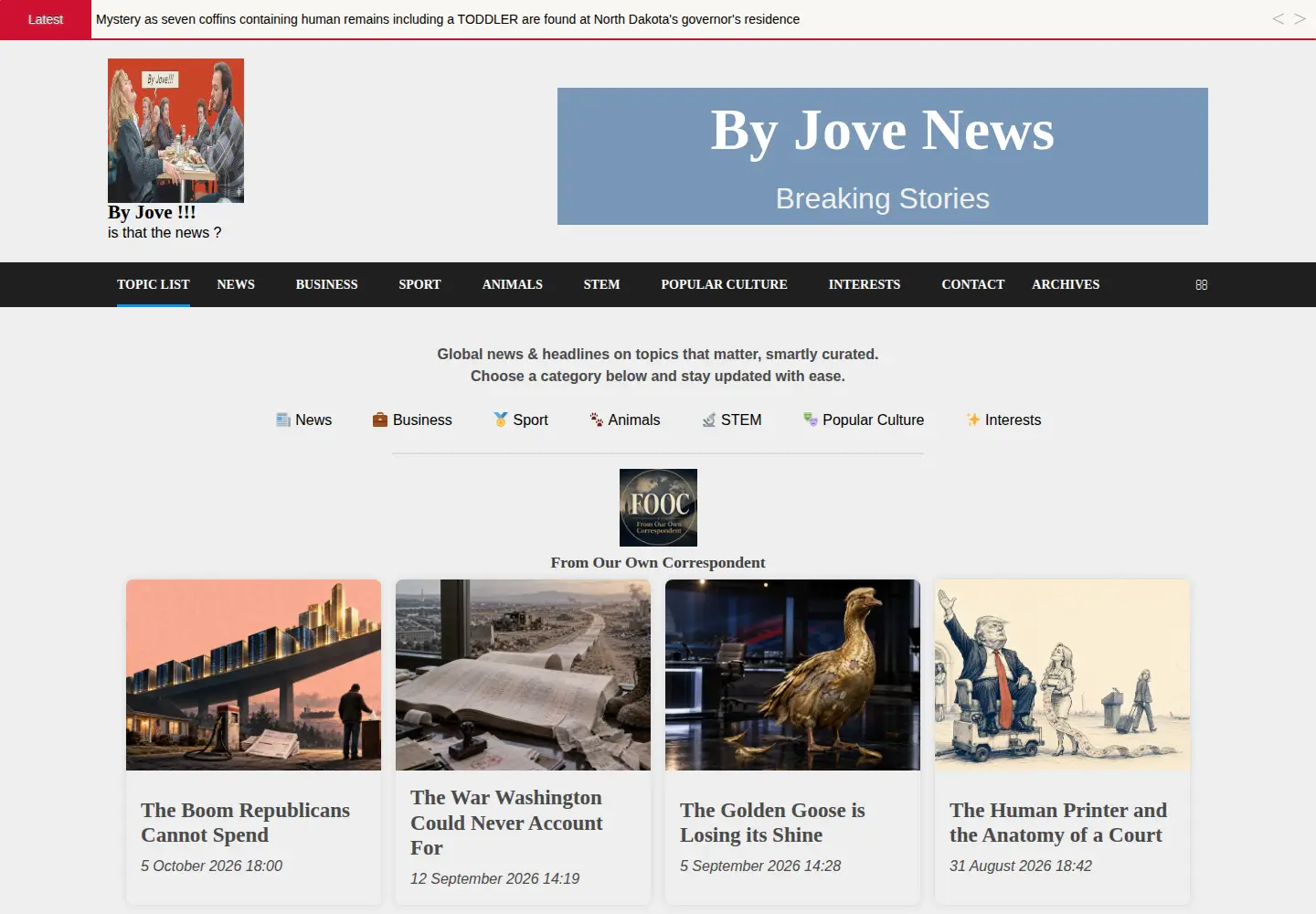 Screenshot of bj.co.uk