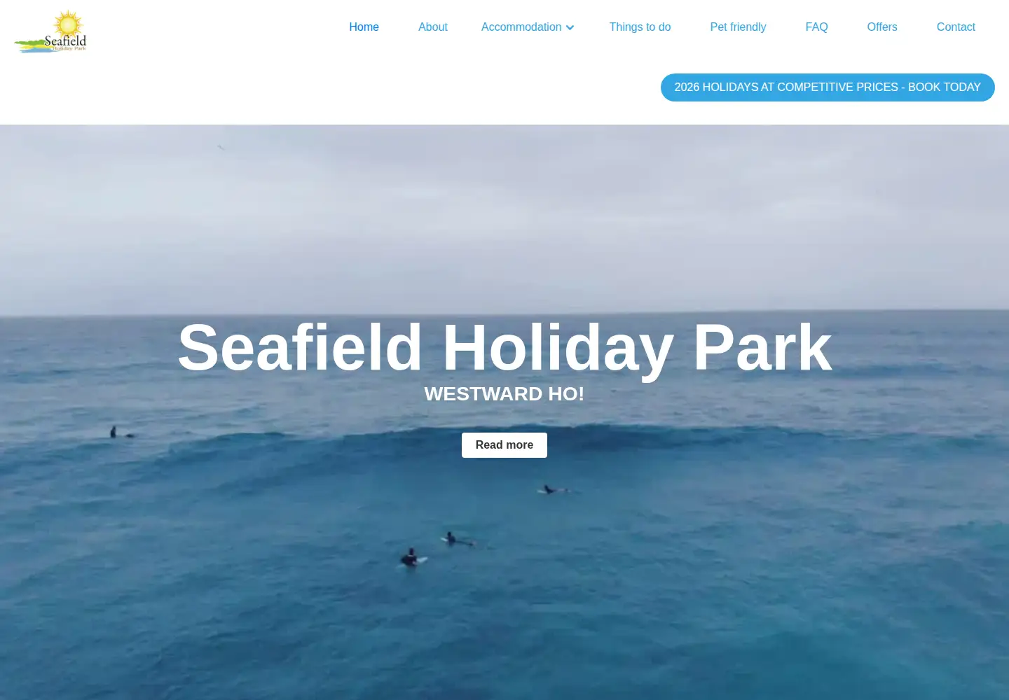 Screenshot of braddicks-seafield.co.uk