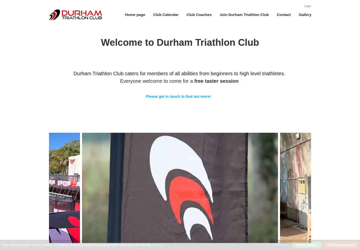 Captured homepage of durhamtri.co.uk in the current scan
