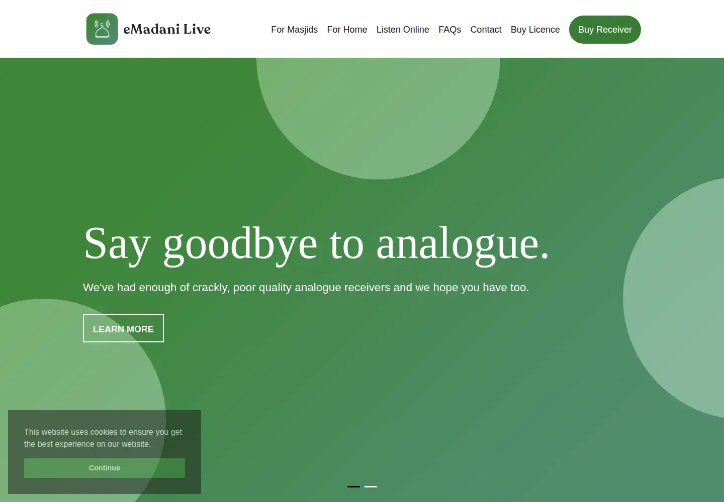 Captured homepage of emadanilive.co.uk in the current scan
