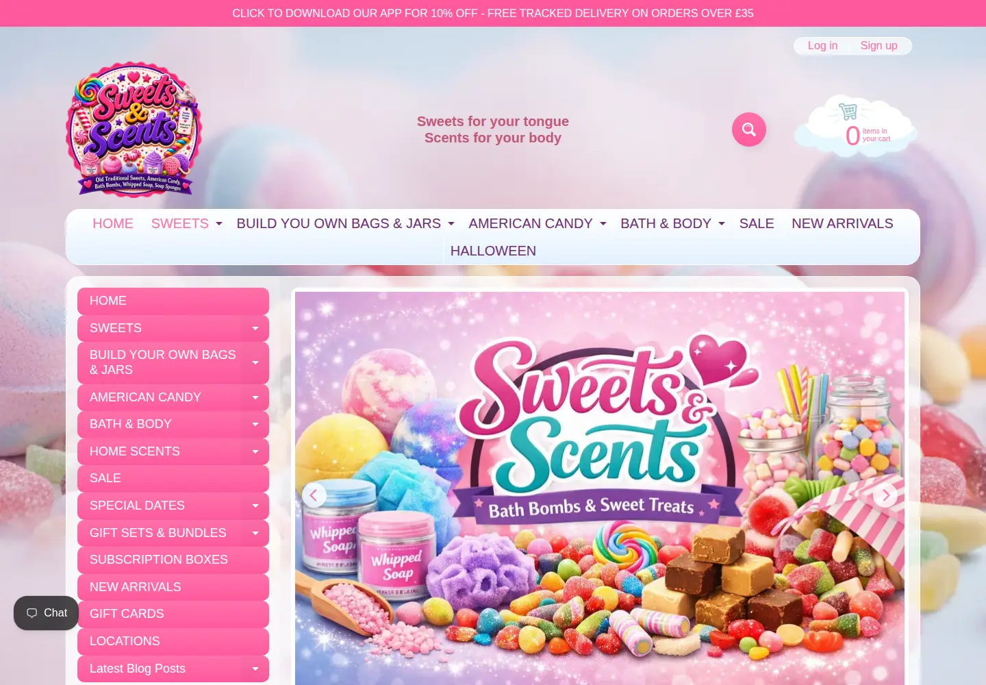 Captured homepage of luckyleafbathbombs.co.uk in the current scan