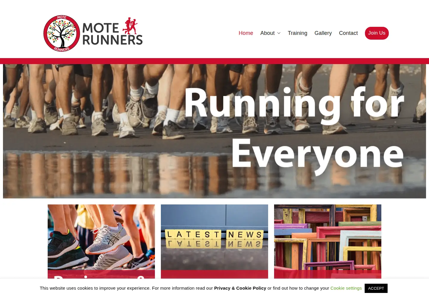Screenshot of moterunners.co.uk