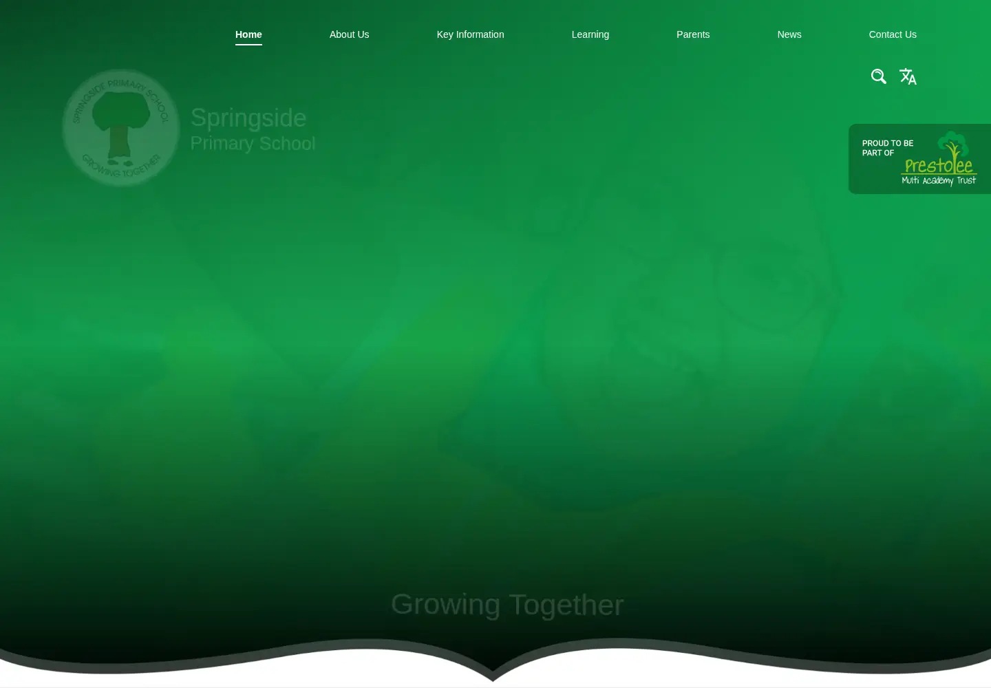 Screenshot of springsideprimary.co.uk