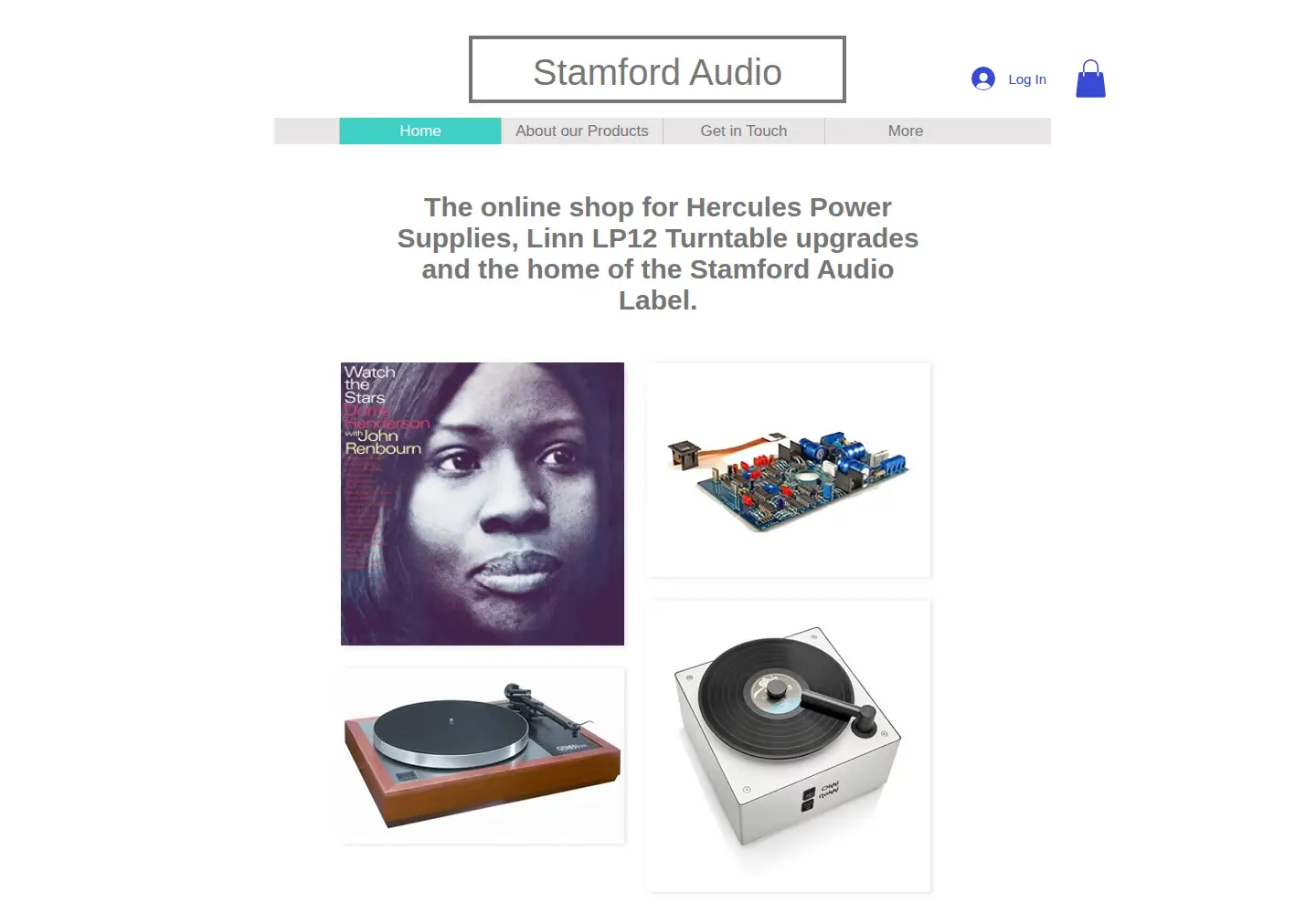 Screenshot of stamfordaudio.co.uk