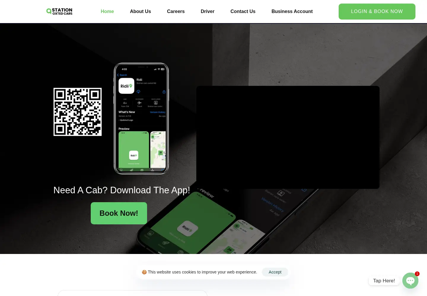 Screenshot of stationcarsoxted.co.uk