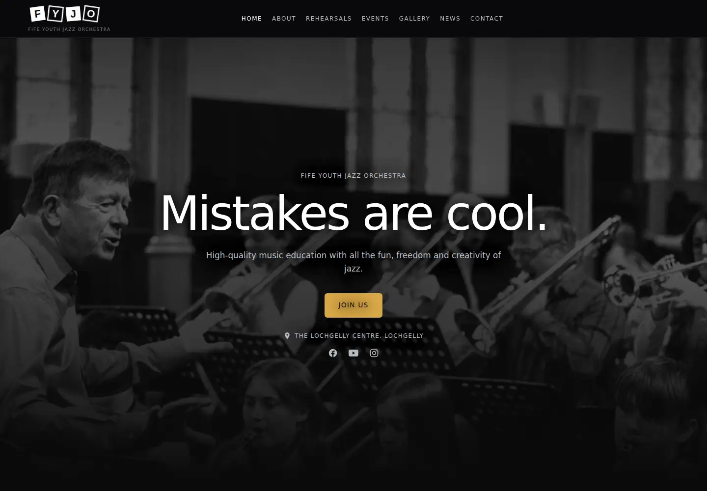 Screenshot of fyjo.org.uk