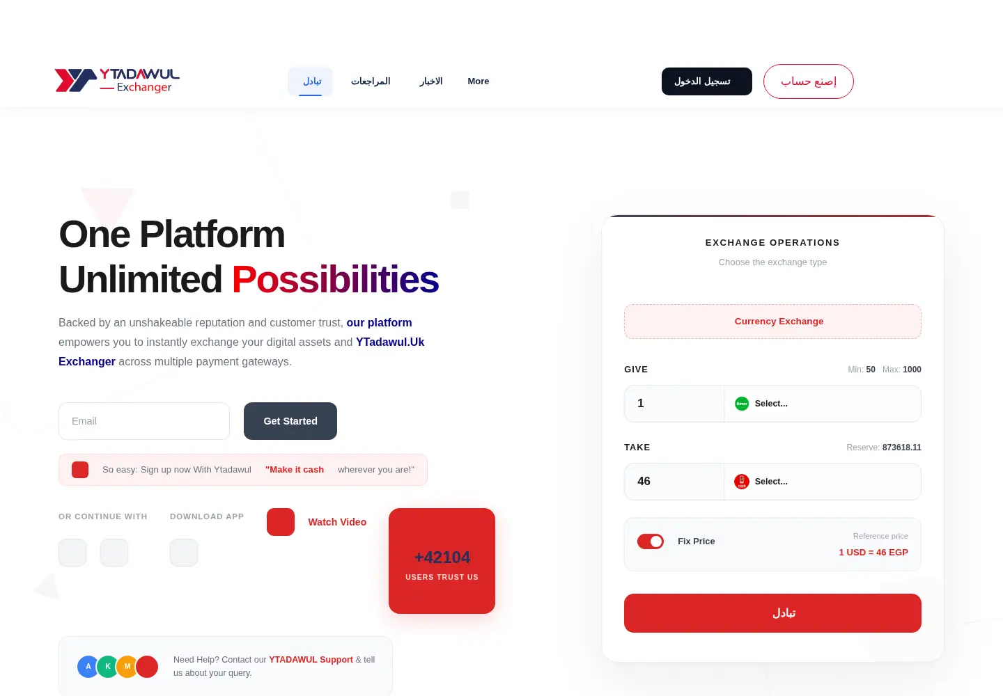 Screenshot of ytadawul.uk