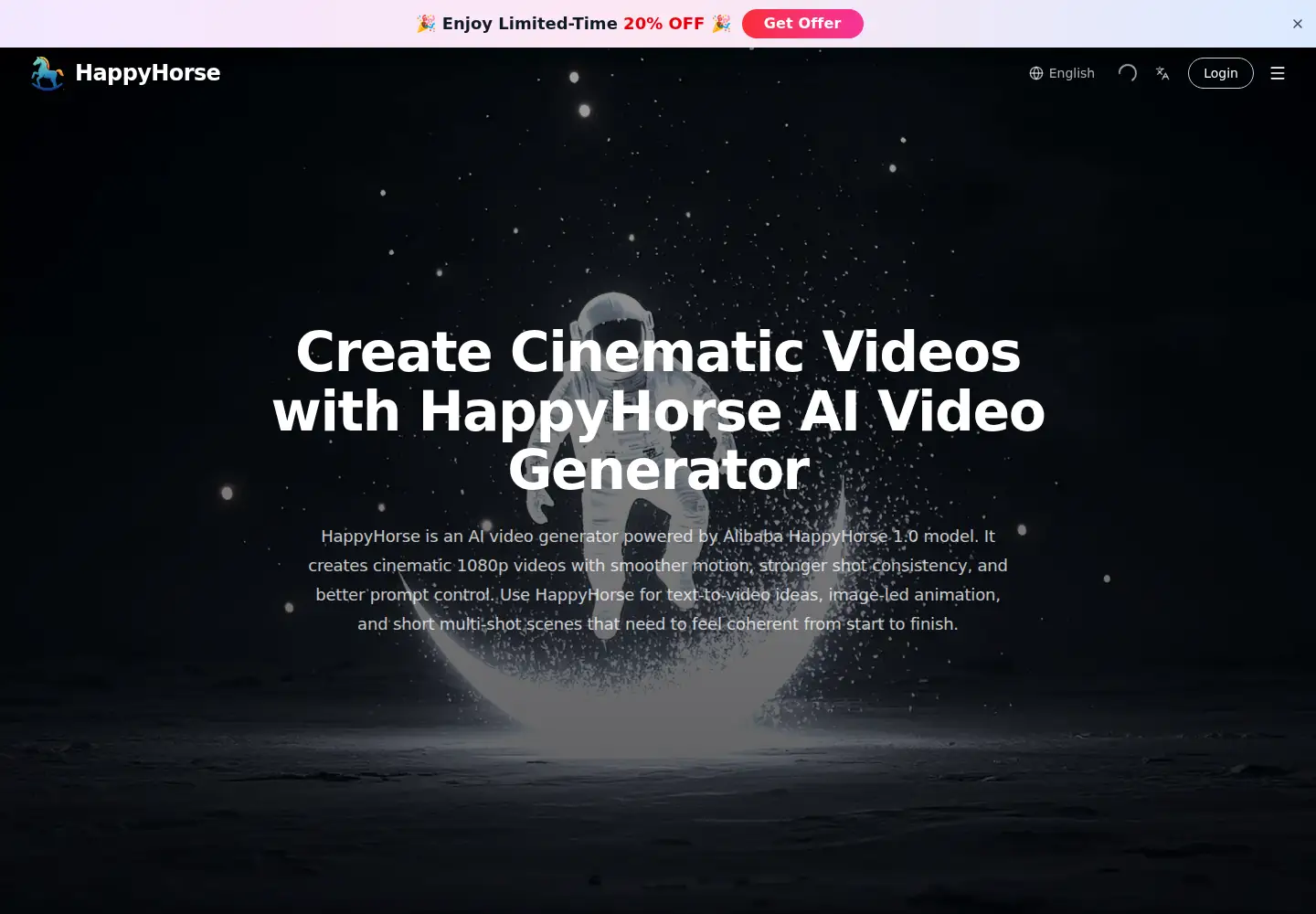 Screenshot of happyhorsegen.video