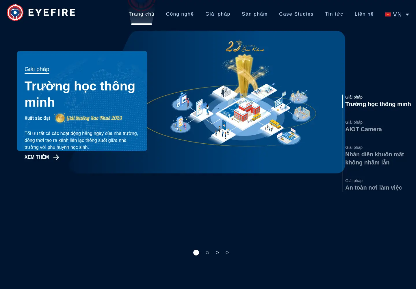 Screenshot of eyefire.vn