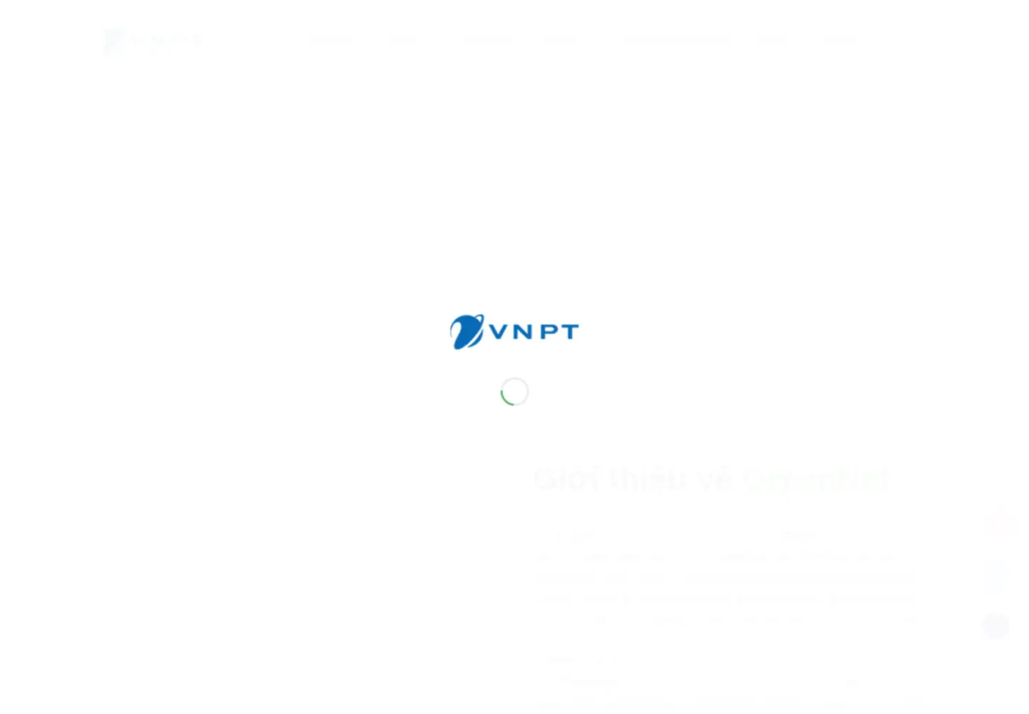 Captured homepage of greennet.net.vn in the current scan