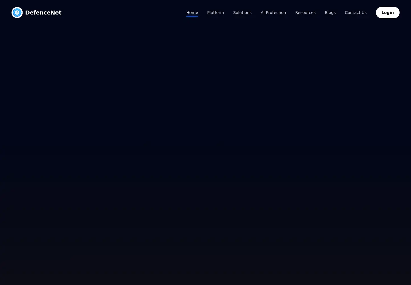 Screenshot of defencenet.ai