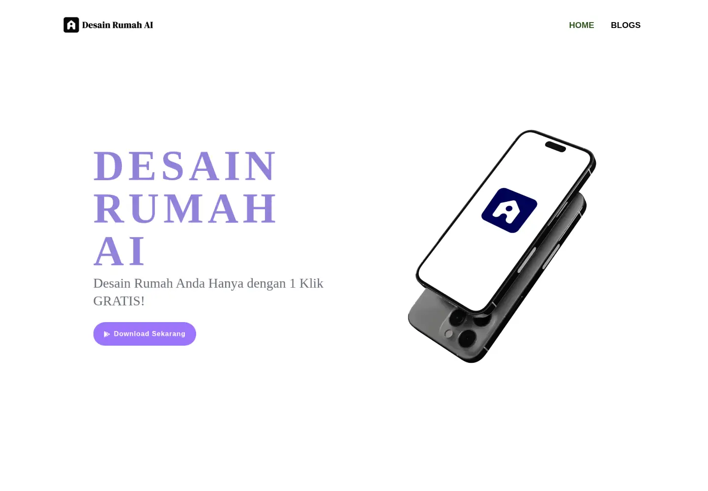 Screenshot of desainrumah.ai