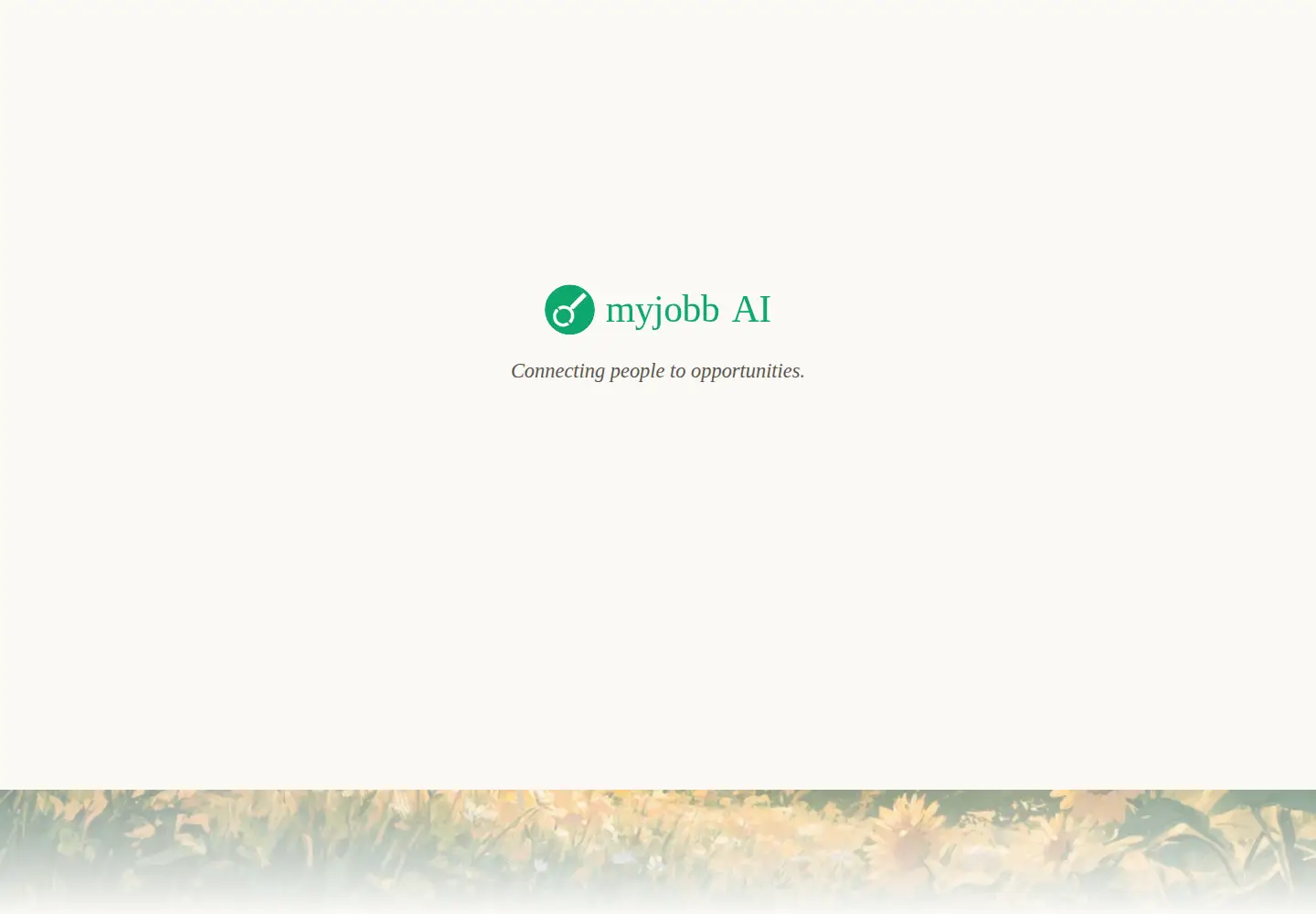 Captured homepage of myjobb.ai in the current scan
