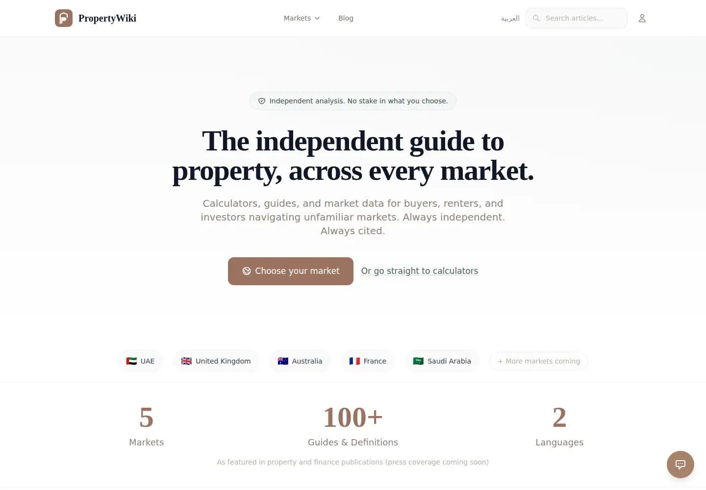 Screenshot of propertywiki.ai