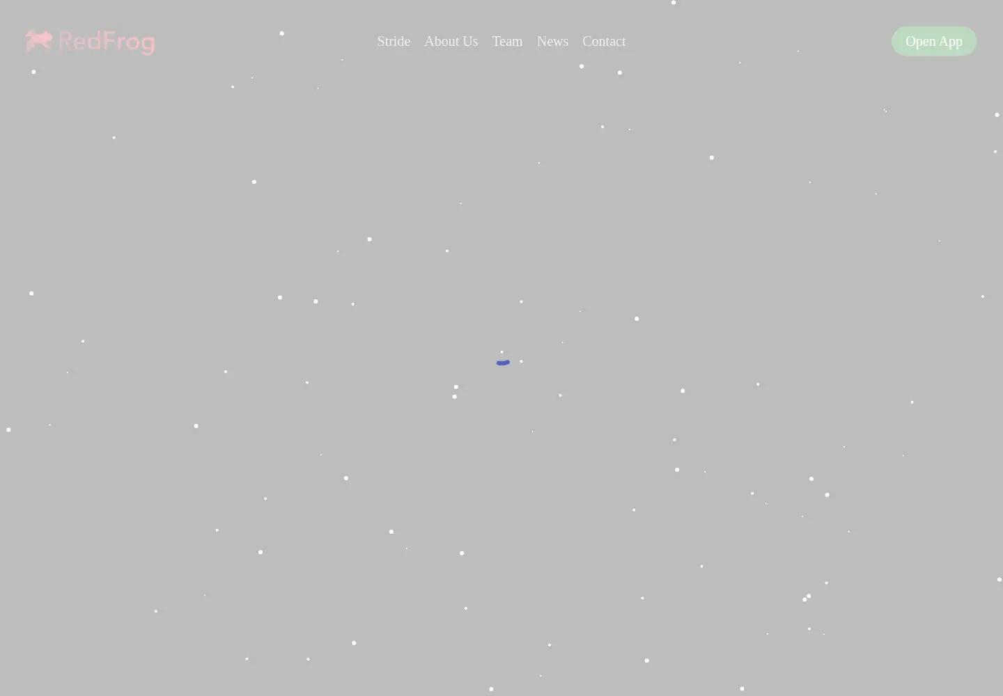 Captured homepage of redfrog.ai in the current scan