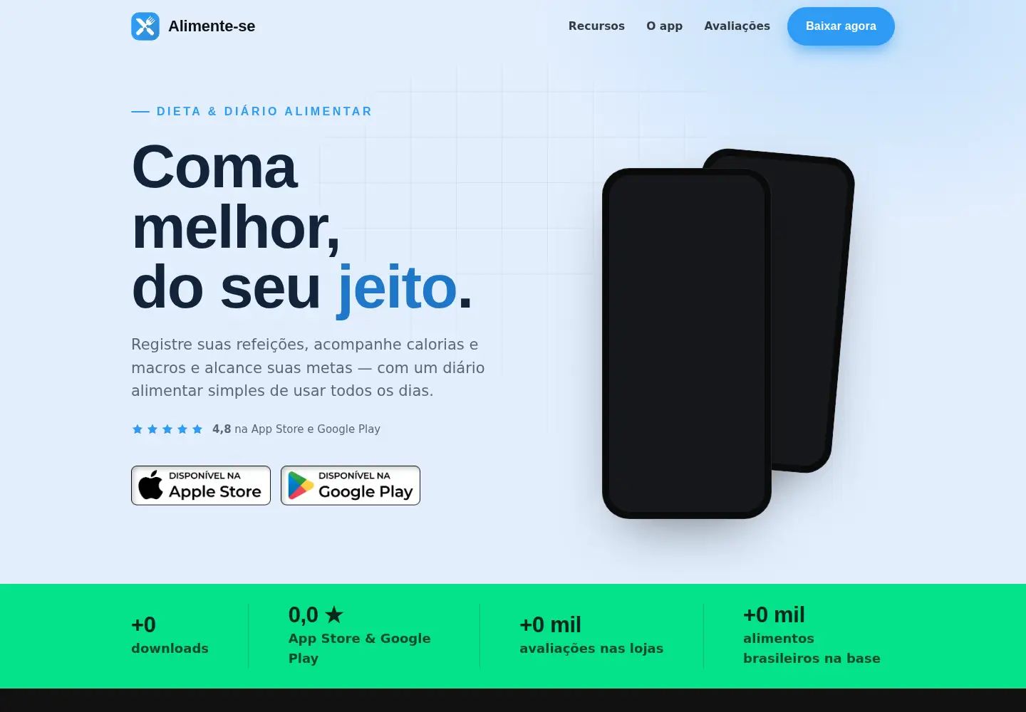 Screenshot of alimentese.app