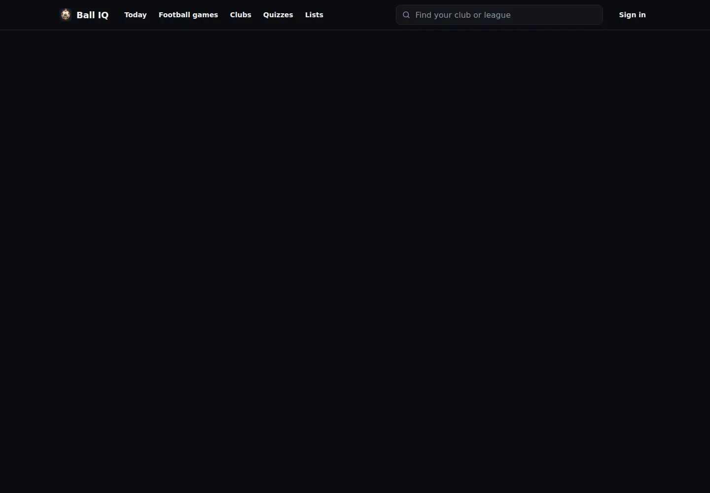 Captured homepage of balliq.app in the current scan