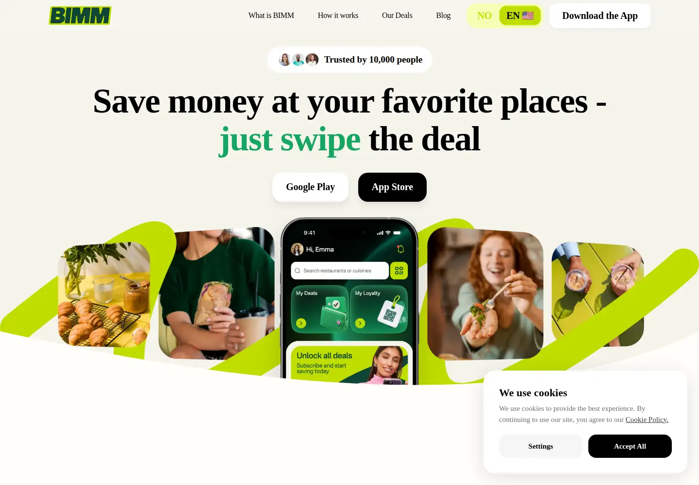 Screenshot of bimm.app