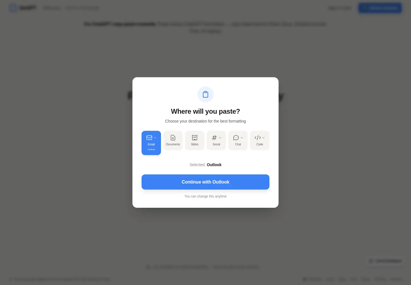 Screenshot of degpt.app